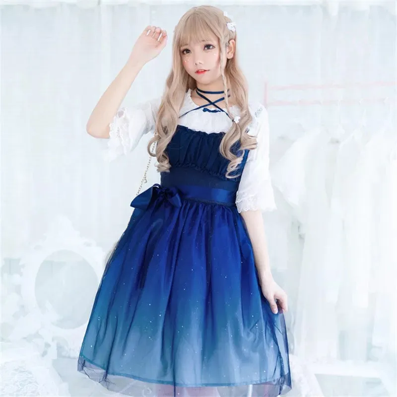 Moonbeam Galaxy Star Kawaii Princess Fairy Kei Dress