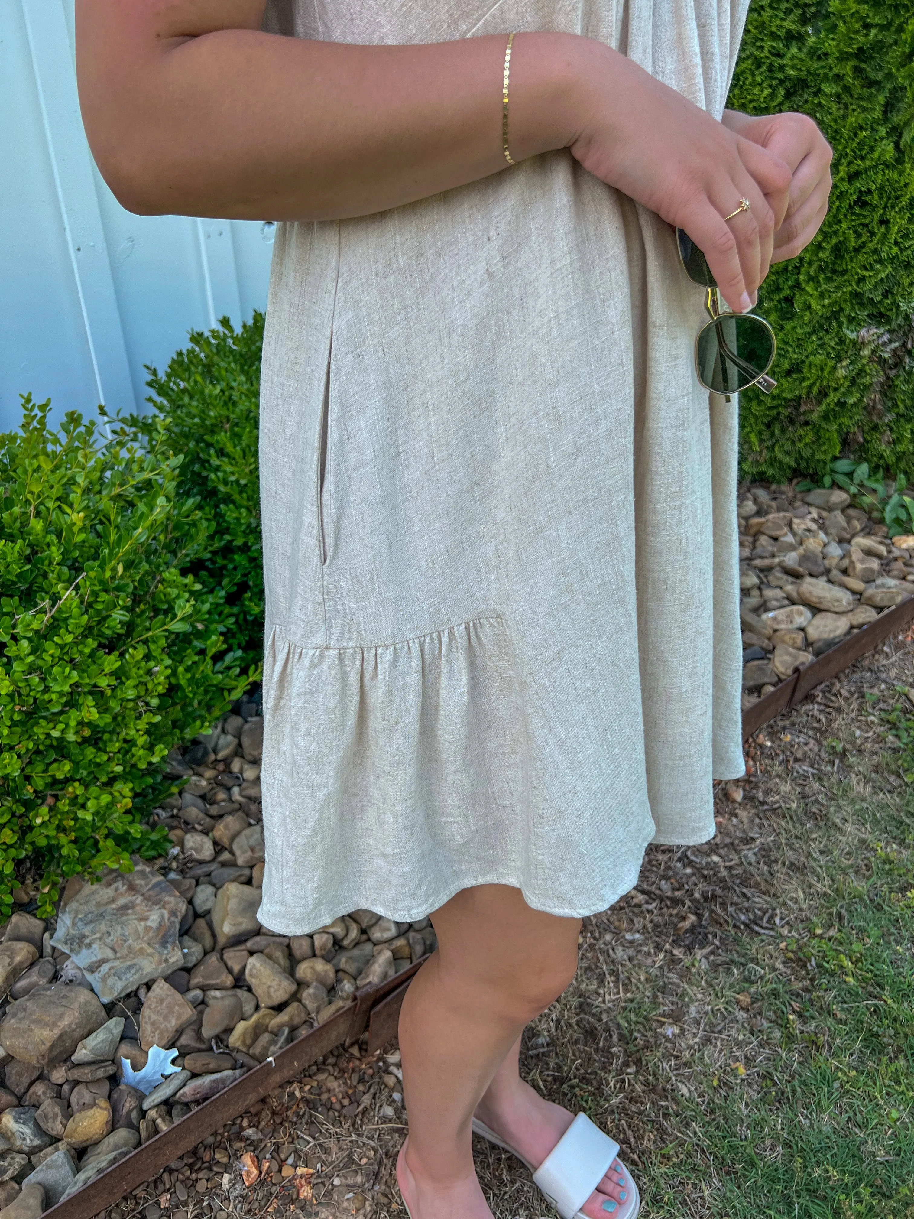 Morgan Linen Dress