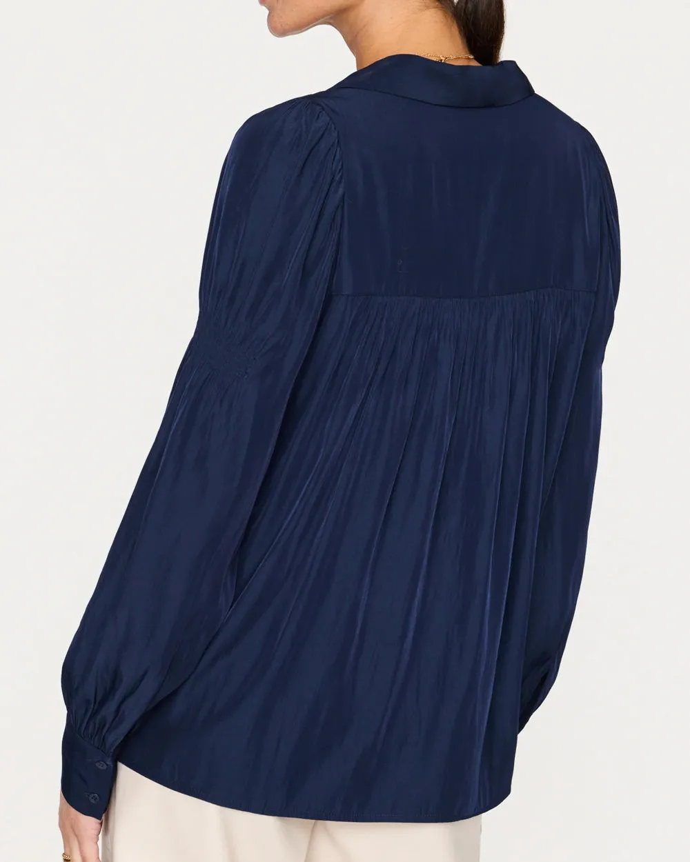 Navy Anson Blouse