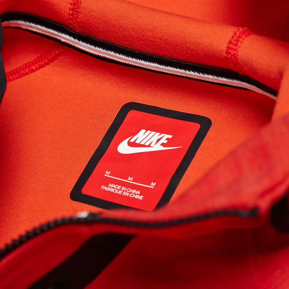 Nike Tech Super Full Zip HoodyRed Marl