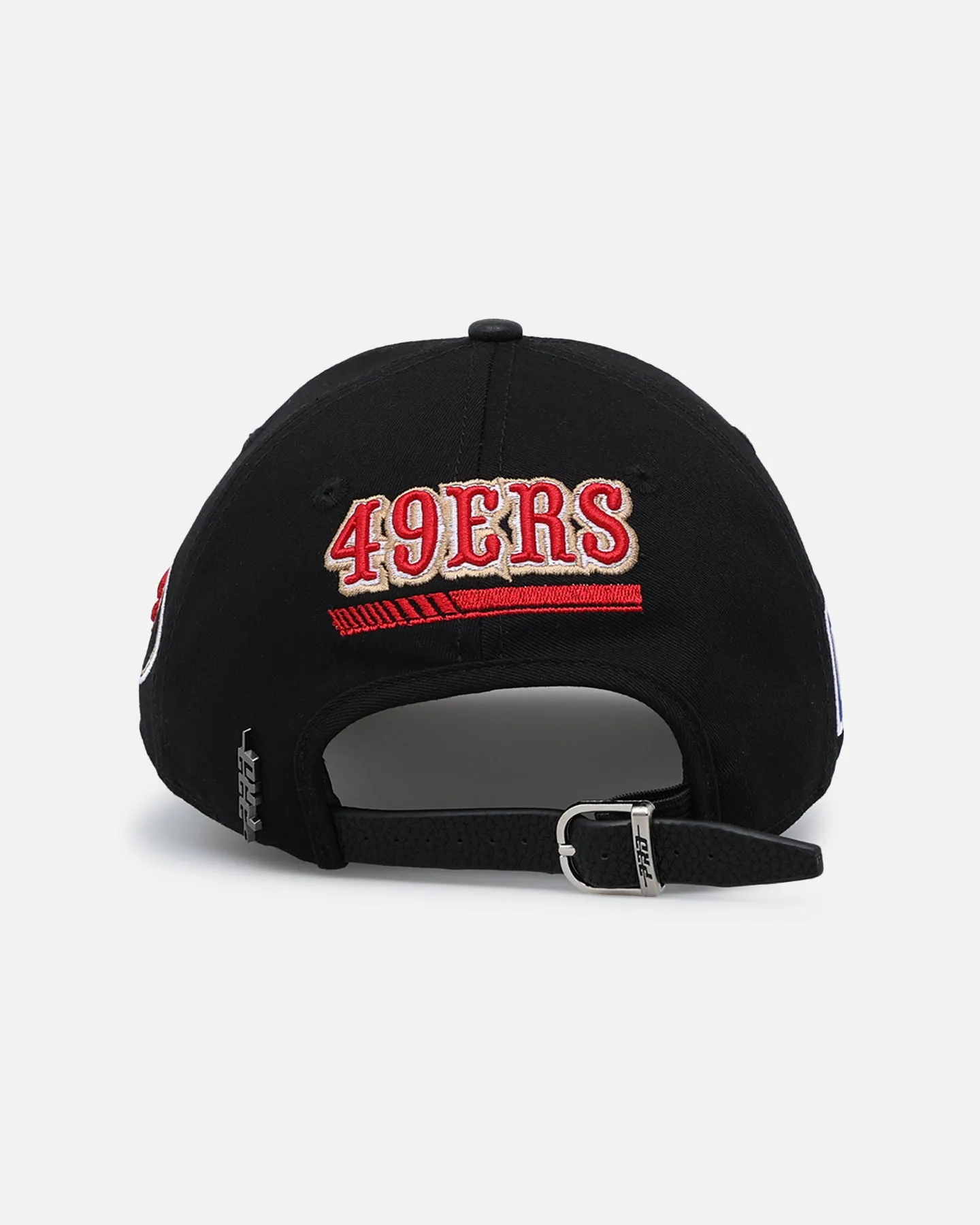 Pro Standard San Francisco 49ers Fast Lane Logo Dad Hat Strapback Black