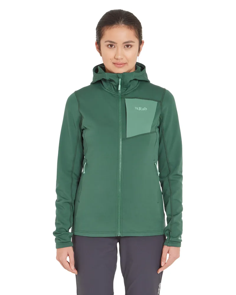 Rab Women's Superflux Hoody Green Slate