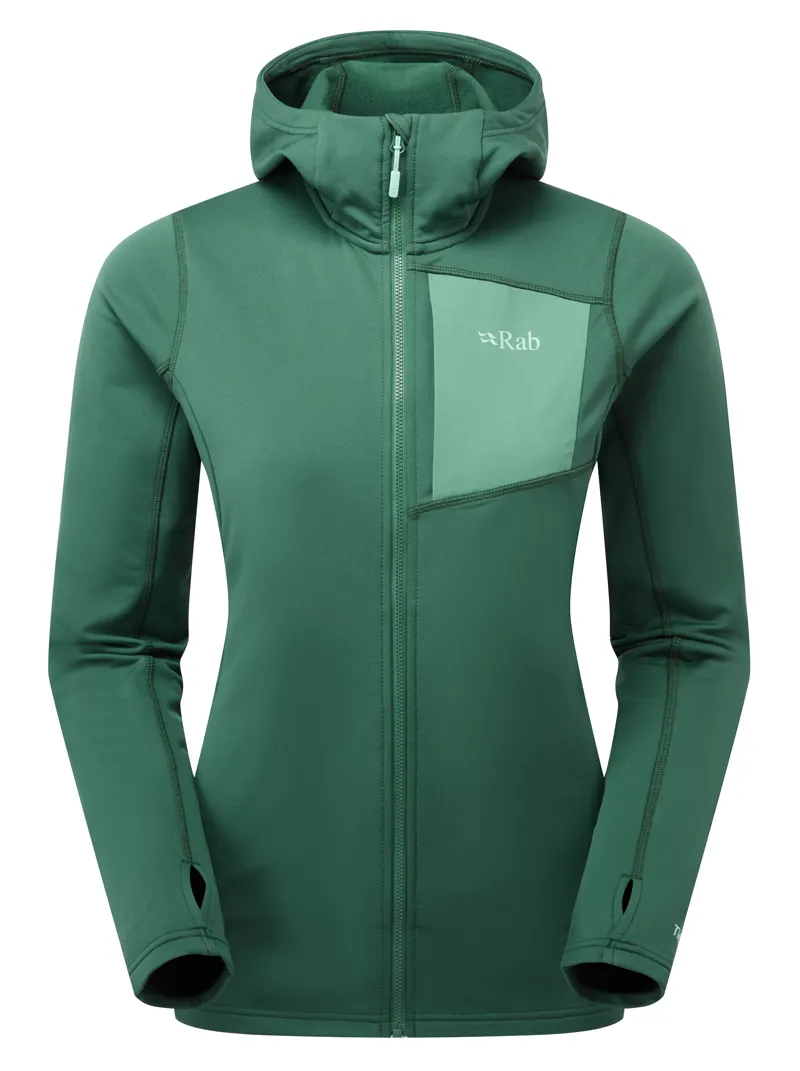 Rab Women's Superflux Hoody Green Slate