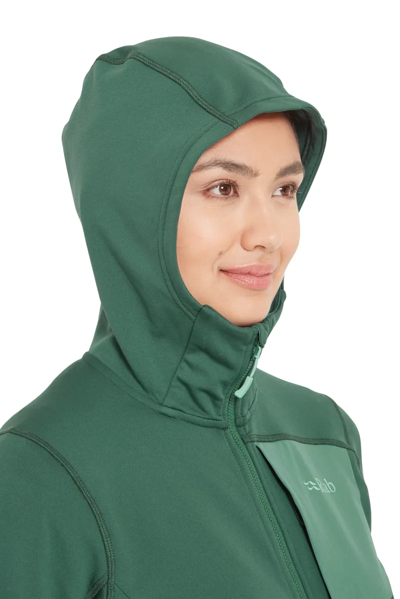 Rab Women's Superflux Hoody Green Slate