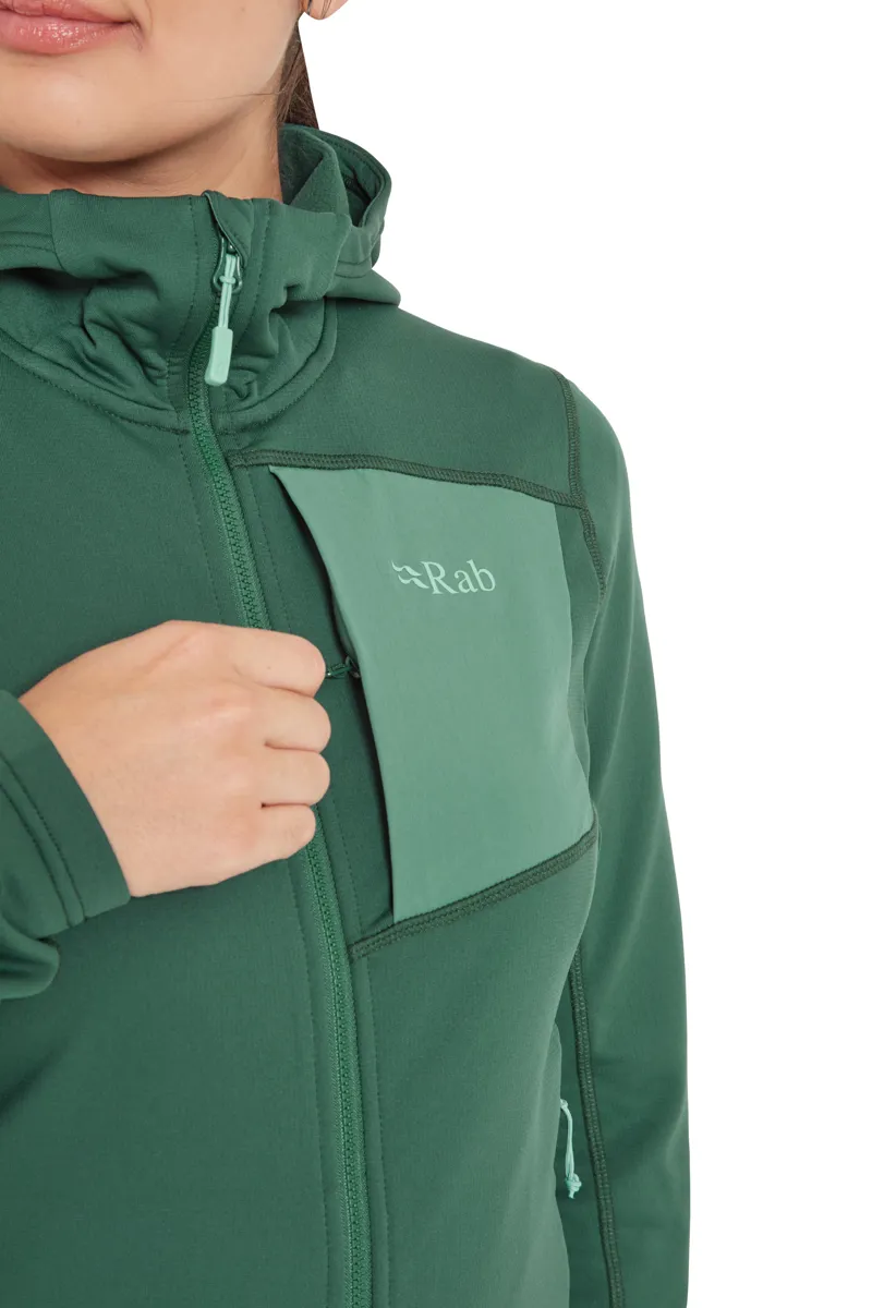 Rab Women's Superflux Hoody Green Slate