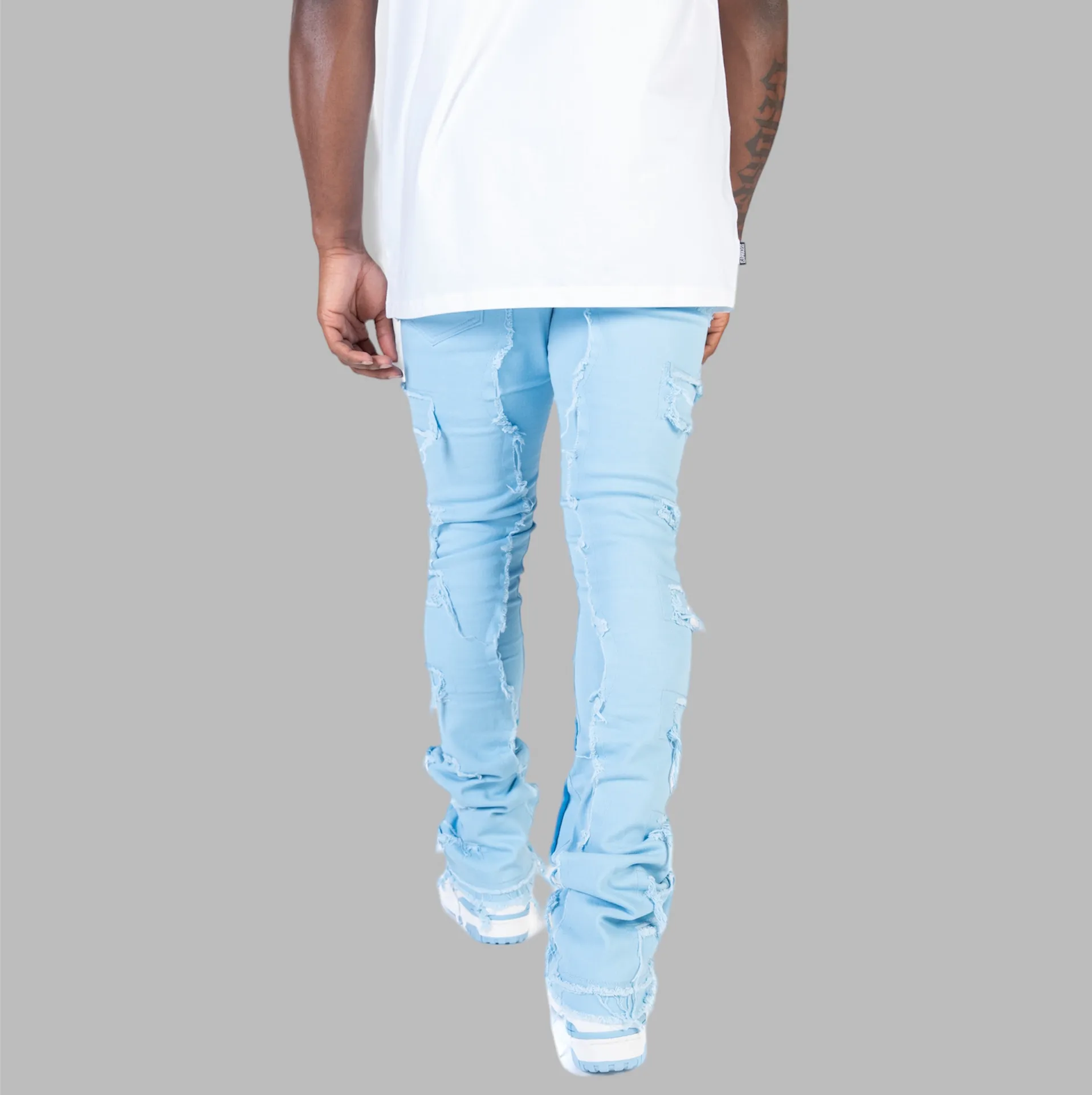 Relapse Jeans Shadow 110 Stack Denim Baby Blue