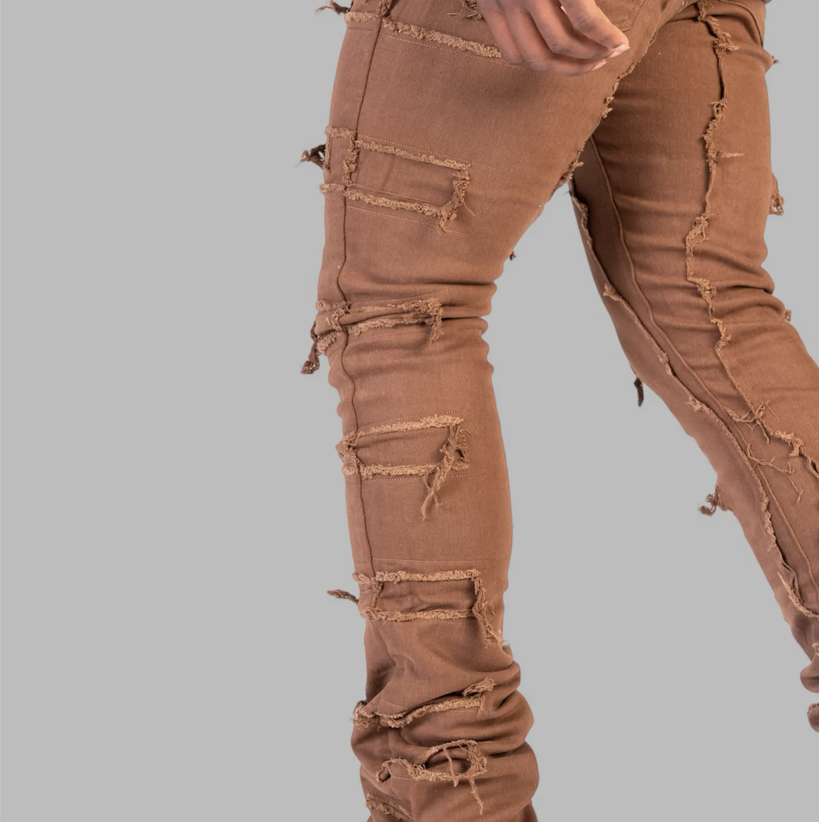 Relapse Jeans Shadow 111 Stack Denim Brown