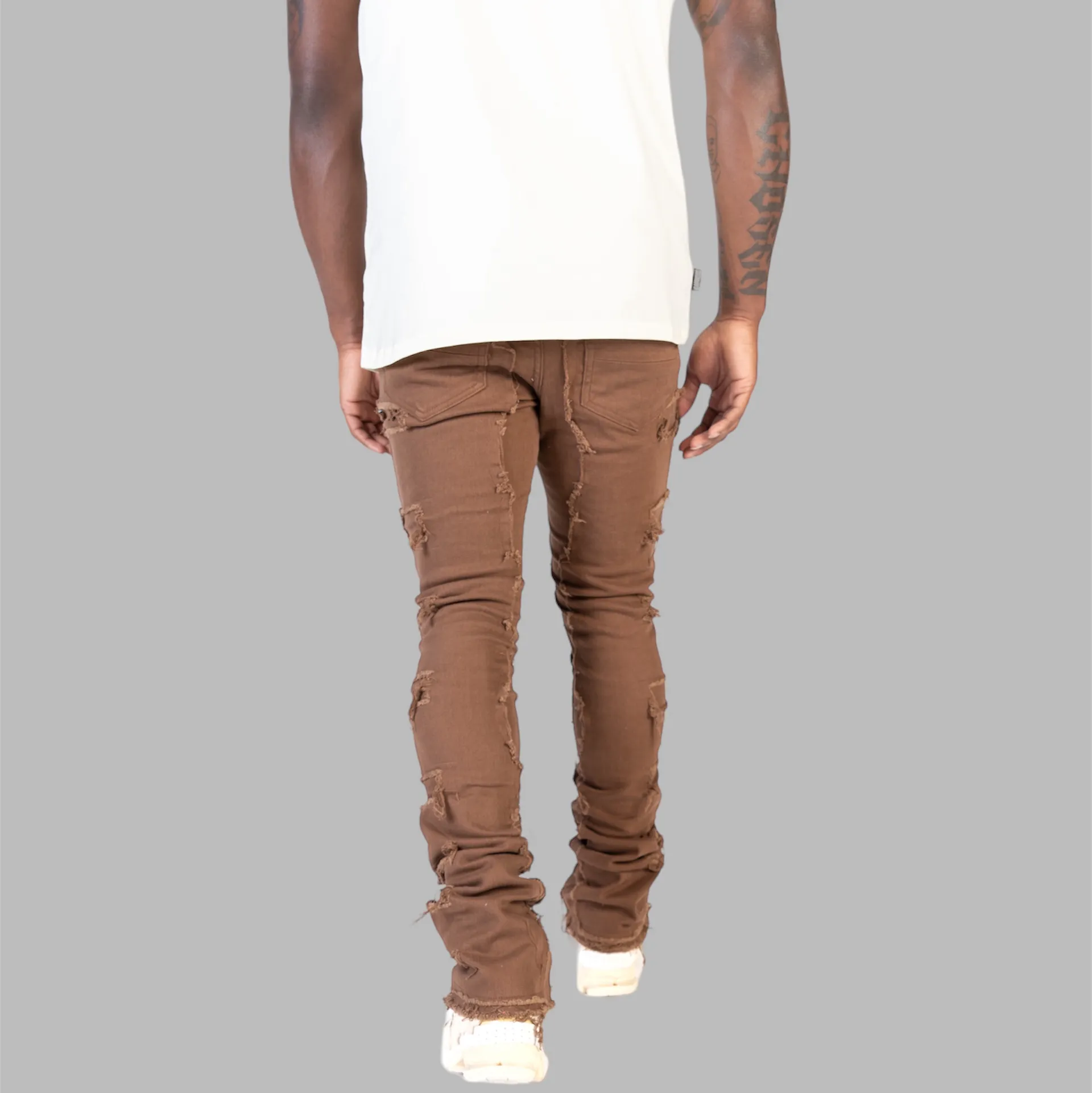 Relapse Jeans Shadow 111 Stack Denim Brown