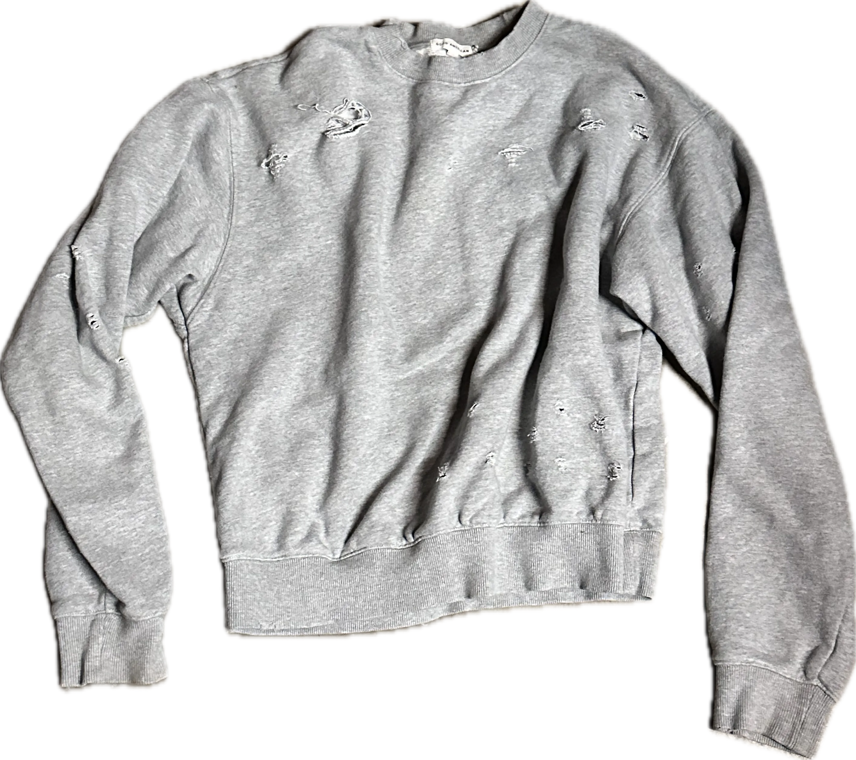 SHADES OF BLUE: Harlee Santos Good American Crewneck Sweatshirt (M)