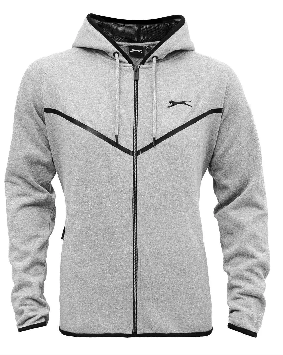 Slazenger Tommy Fleece Hoody in Grey