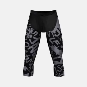 SLF Graffiti Brush 3/4 Tarzan Tights for men