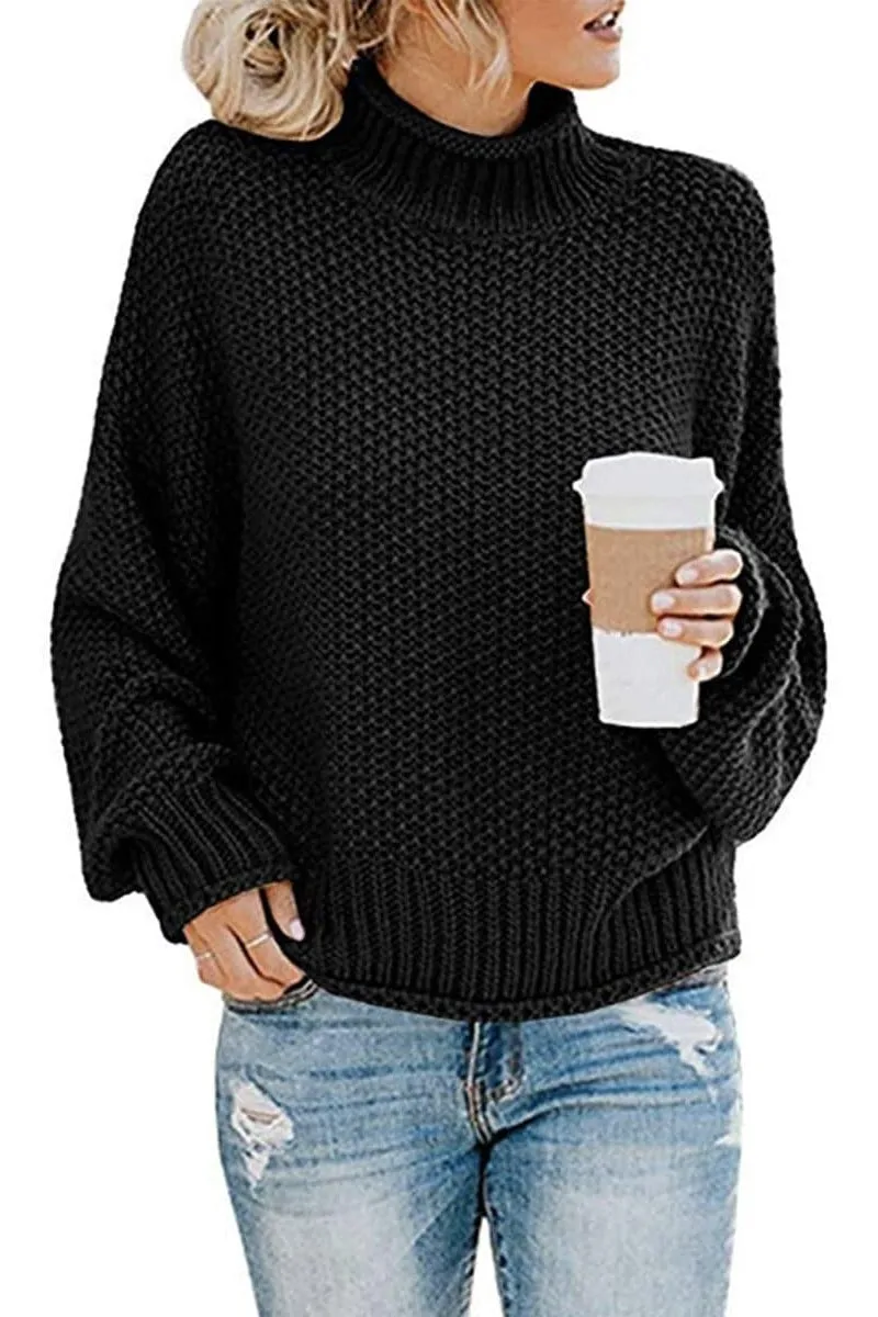 Sophie Turtleneck Dropped Shoulder Sweater