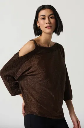 Sweater Knit One-Shoulder Top