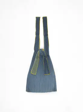 Tate Pleated Tote Bag Large Blue & Green