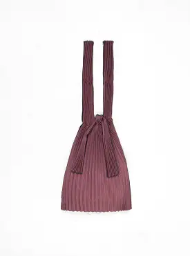 Tate Pleated Tote Bag Large Purple