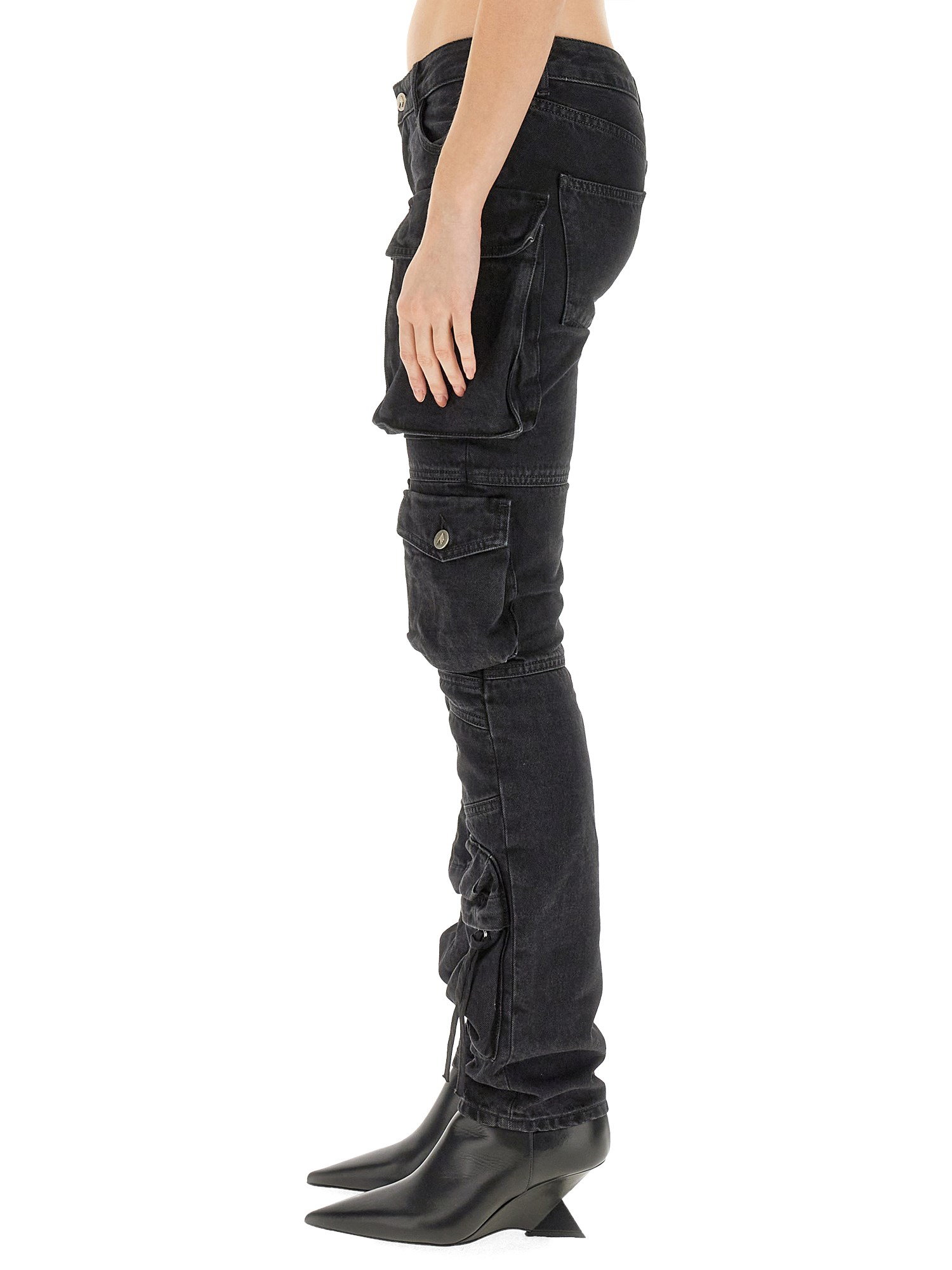 THE ATTICO    COTTON CARGO JEANS