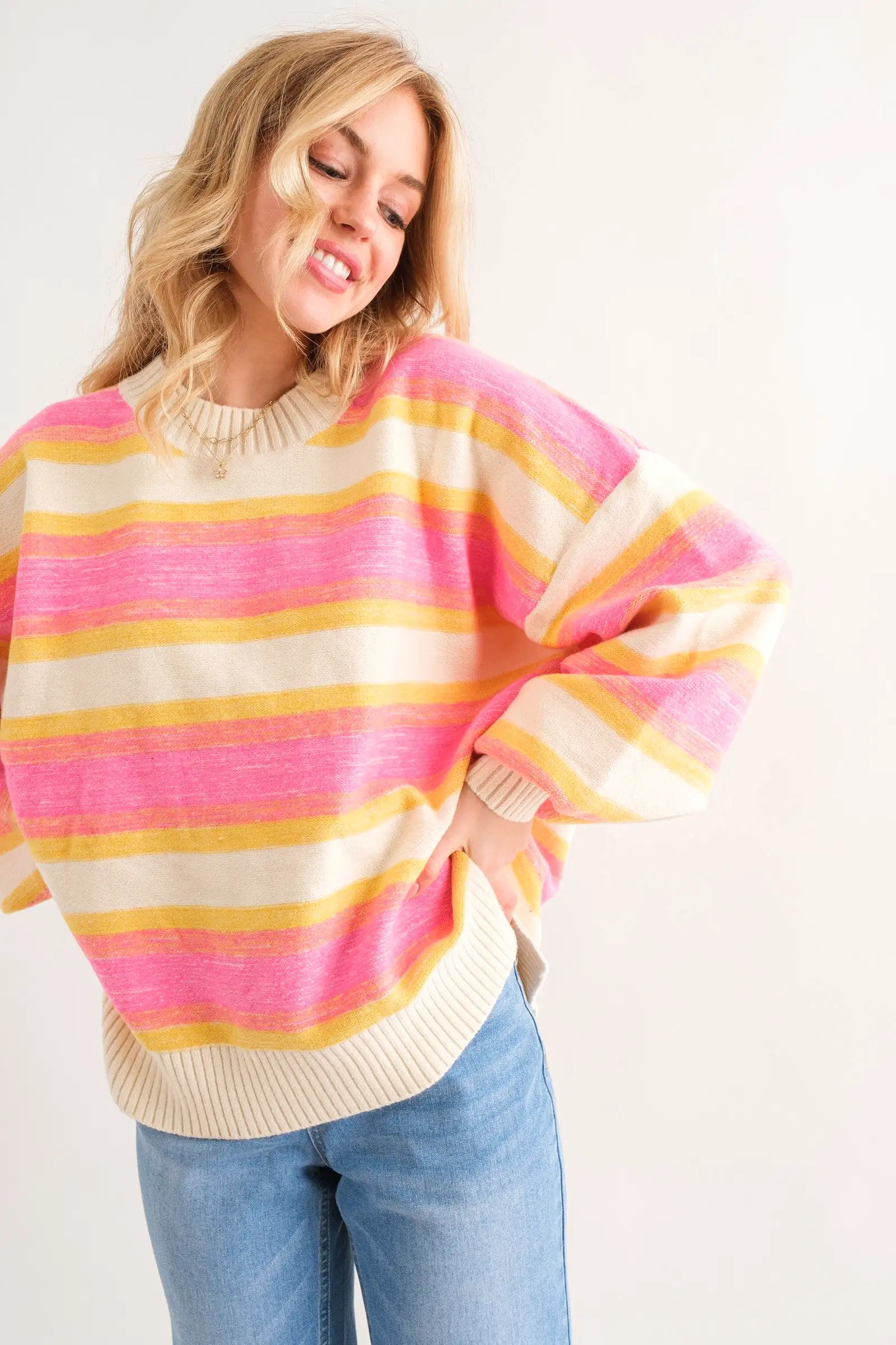 The Rosemary Striped Sweater