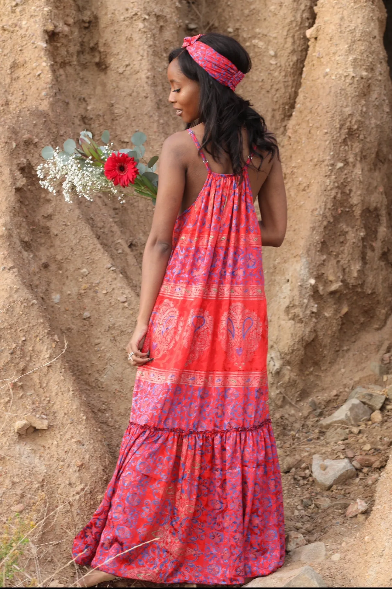 Topanga Maxi Dress - M - Queen