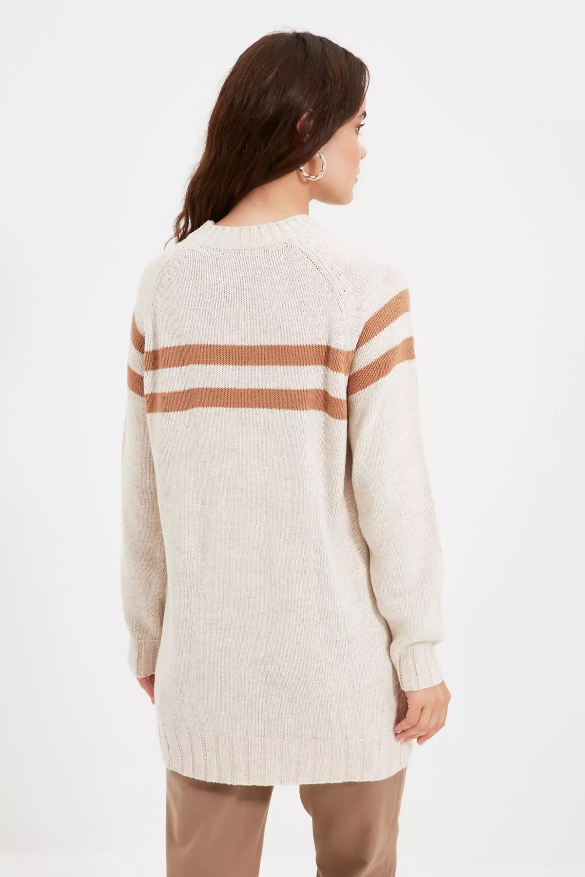 Trendyol Double Striped Knitwear Sweater