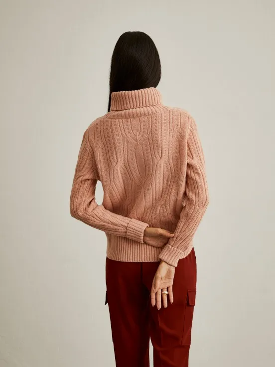 Turtleneck wool sweater