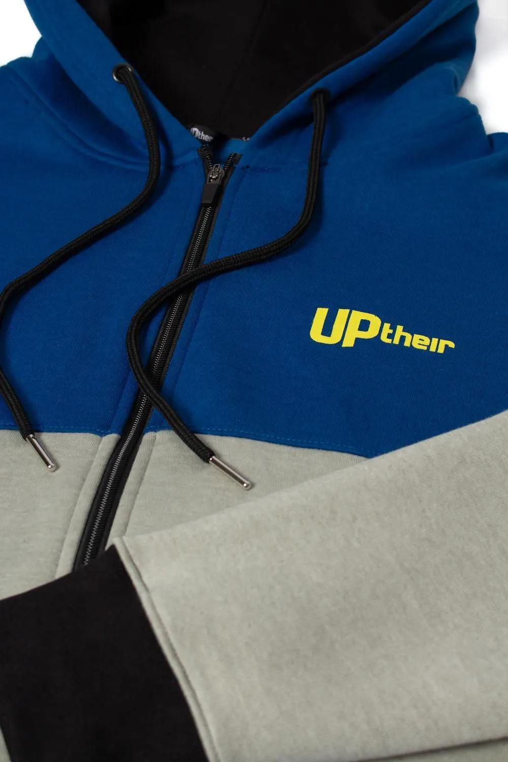 Uptheir Apollo Zip Hoody - Royal Grey