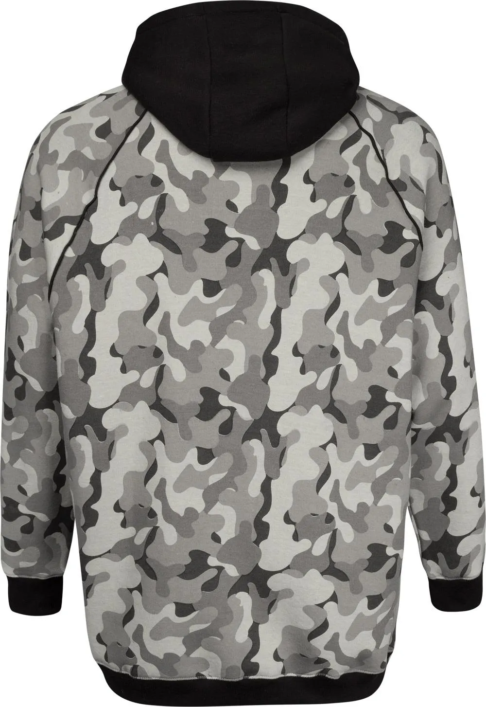 Uptheir Cal1 Performance Fleece Overhead Hoody - Grey Camo