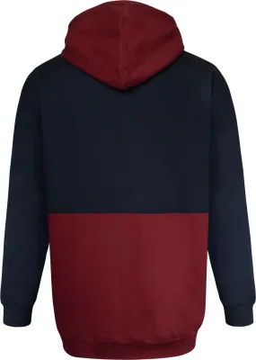 Uptheir Elevate Over The Head Hoody - Navy Burgundy