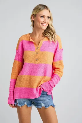 Wishlist Multi Striped Sweater