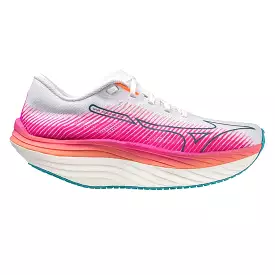 Womens Mizuno Wave Rebellion Pro - High-Vis Pink  / Ombre Blue / Purple Punch