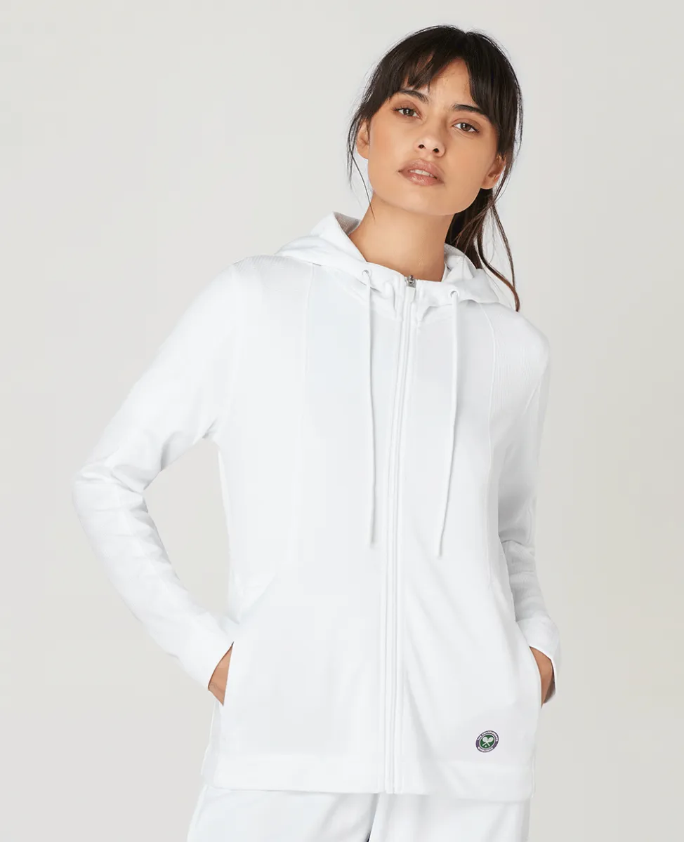 Womens Performance Hoody - White