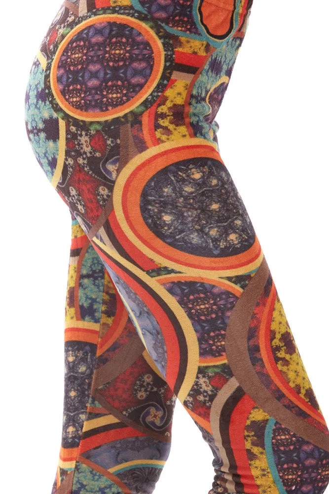 Women's Regular Sci-Fi Abstract Leggings