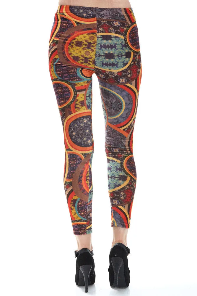 Women's Regular Sci-Fi Abstract Leggings