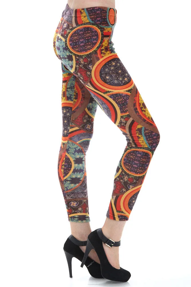 Women's Regular Sci-Fi Abstract Leggings