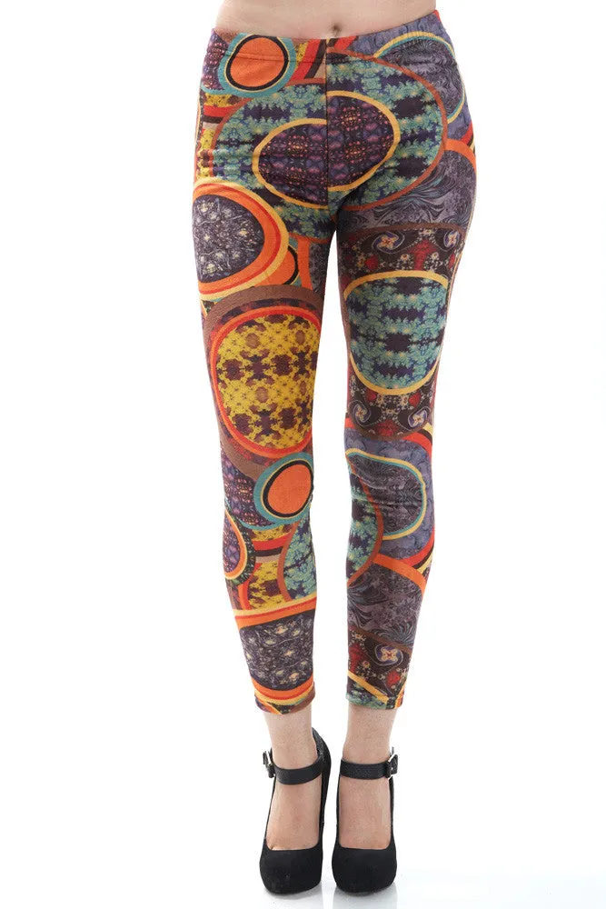 Women's Regular Sci-Fi Abstract Leggings