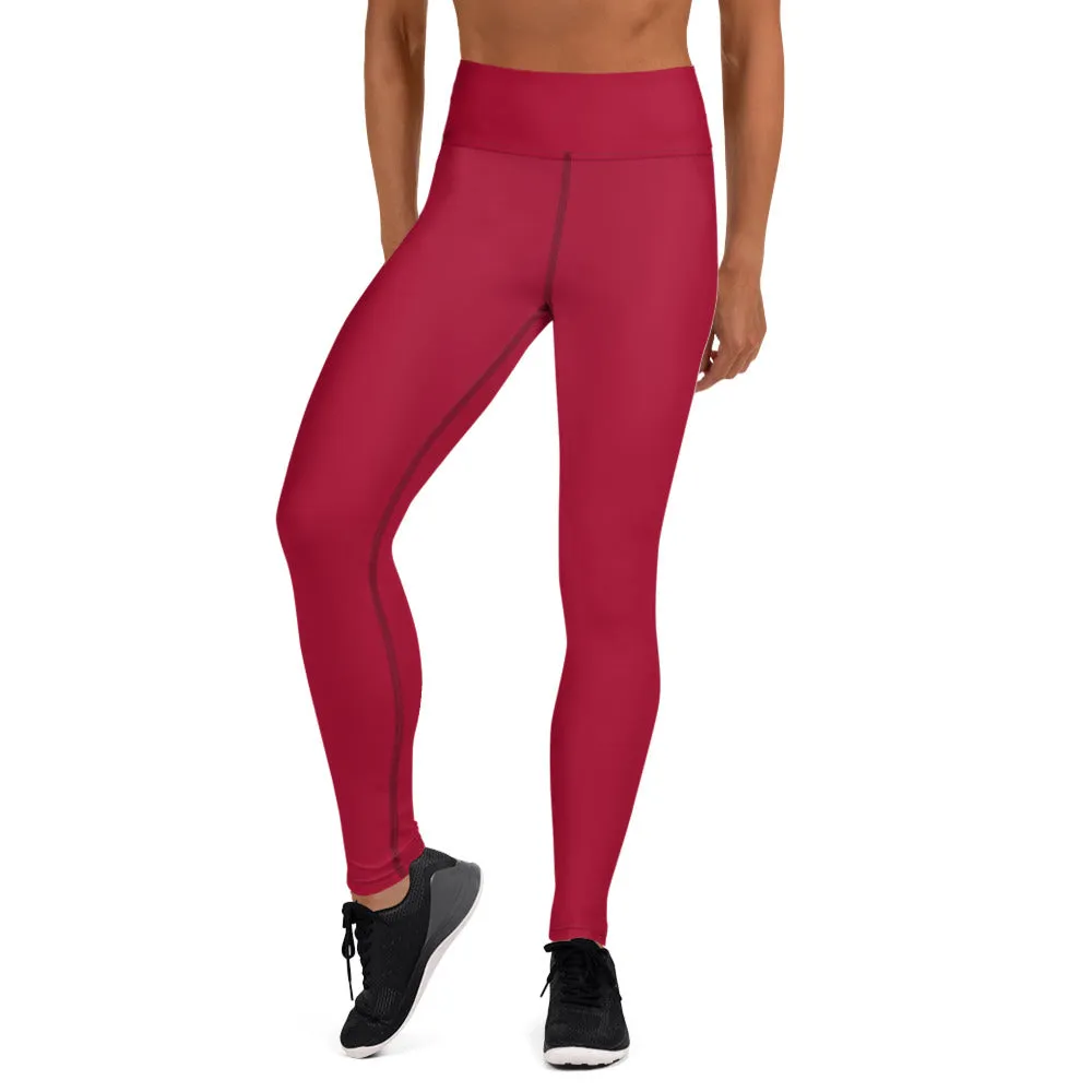 Yoga Leggings Carmine