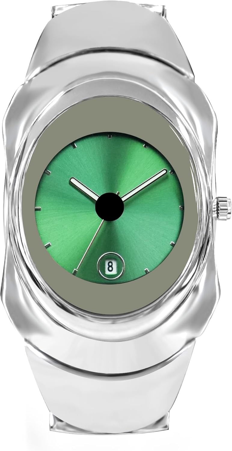 BARAMON Men's Fashion Watches Stylish Futuristic Collectible Unique Male Wristwatch Analog Quartz Clock Date Waterproof Watch for Men