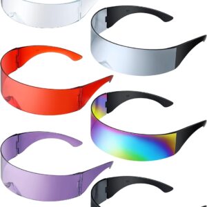 Honoson Futuristic Wrap Visor Cyclops Visor Sunglasses for Men Women