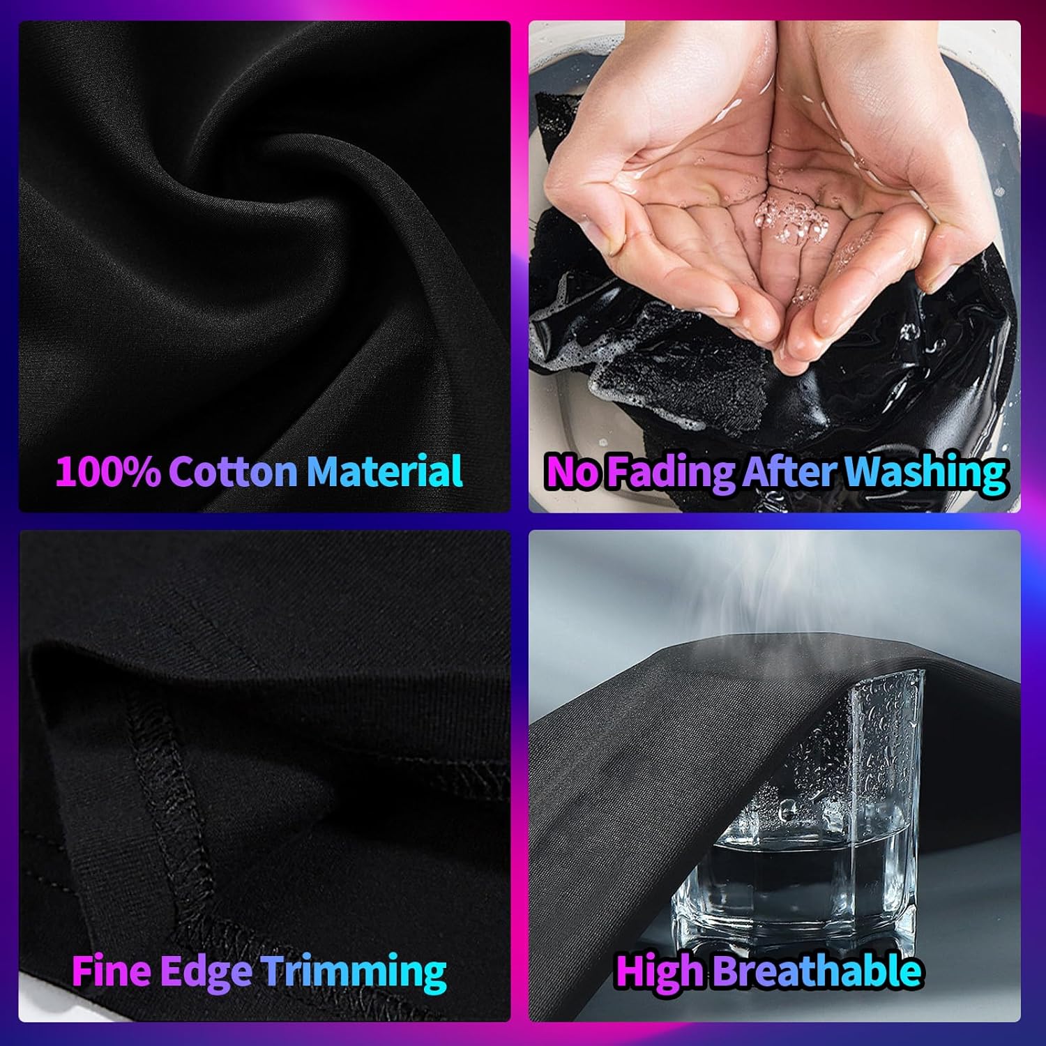 LED T Shirt Sound Activated Glow Shirts Light Up Equalizer Clothes for Party - Image 5