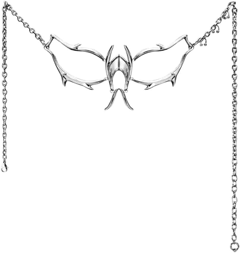 L'VOW Unisex Cyber Punk Liquid Silver Steel Half Mask Y2K Luxury Irregular Jewelry Face Chain Cyborg Earring Accessories - Image 13