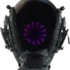Marikito Punk LED Mask, Eye of the Abyss Design, Futuristic Mask Helmet, Perfect for Halloween Party, Cosplay