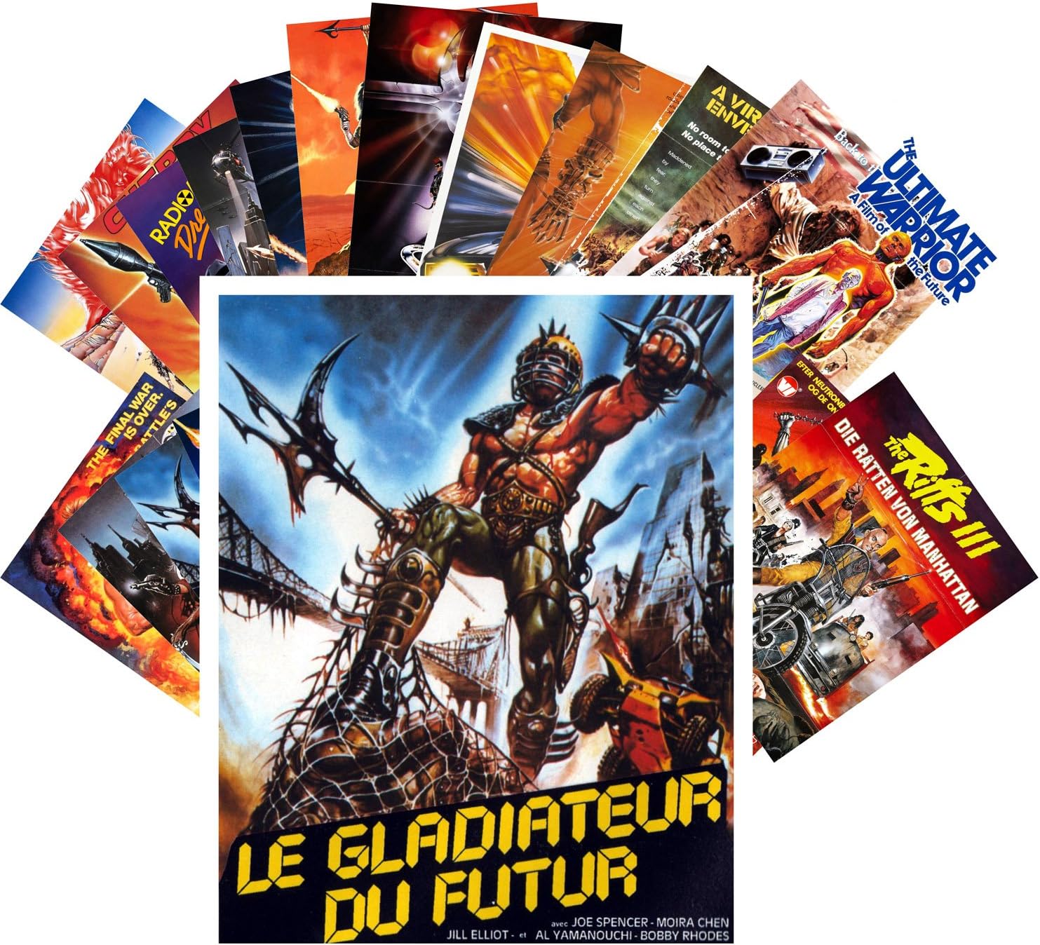 Vintage PostCards 24 pcs Vintage SciFi Comic Futuristic Art Magazine Magazine Covers - Image 9